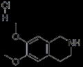 6,7-二甲氧基-1,2,3,4-四氫異喹啉鹽酸鹽 1