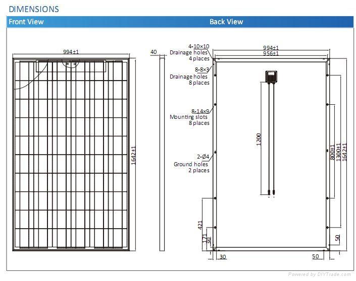 Polycrystallone solar panel 2