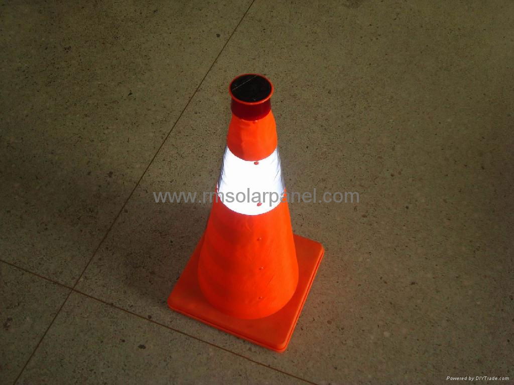 Solar Powered Retractable Traffic Cone 2