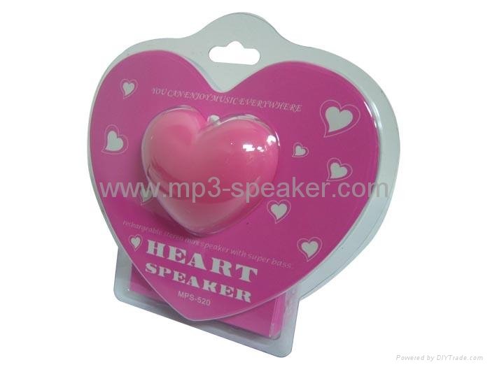 Supply Mini Heart-shape Speaker 3