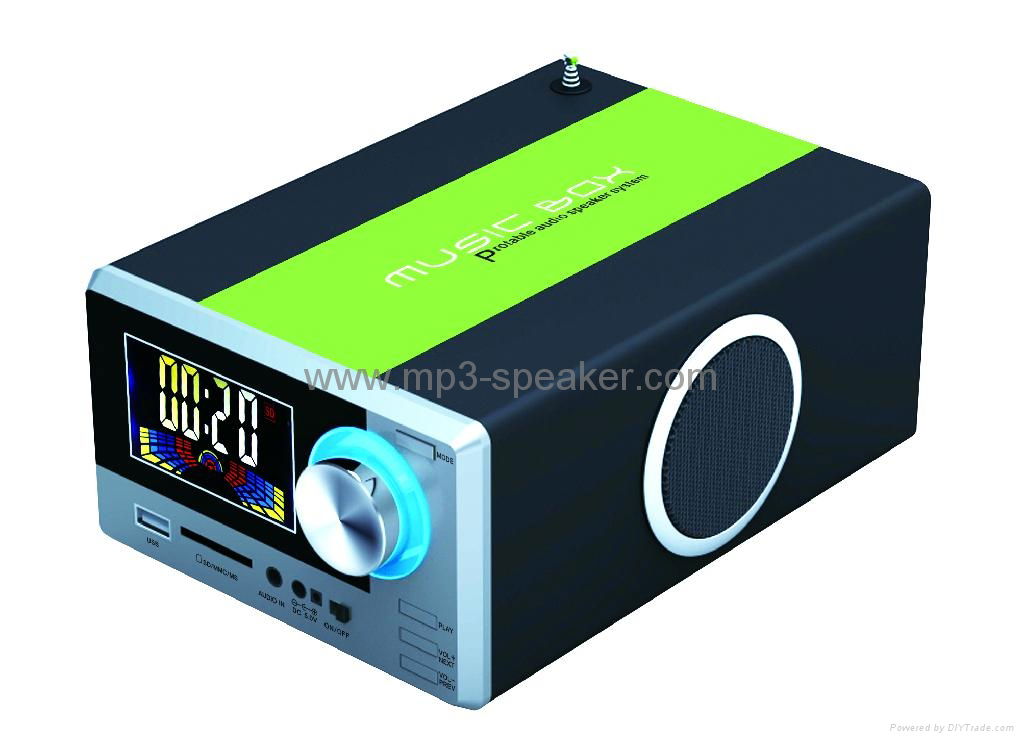 USB/SD Card Speaker with FM radio 2