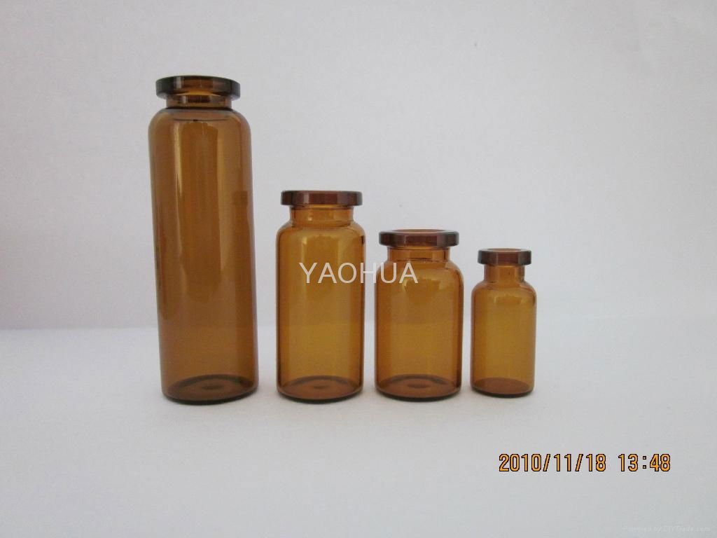 amber glass vial