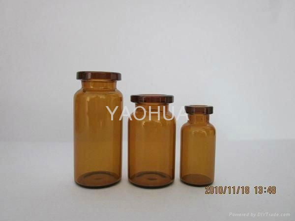 amber glass vial