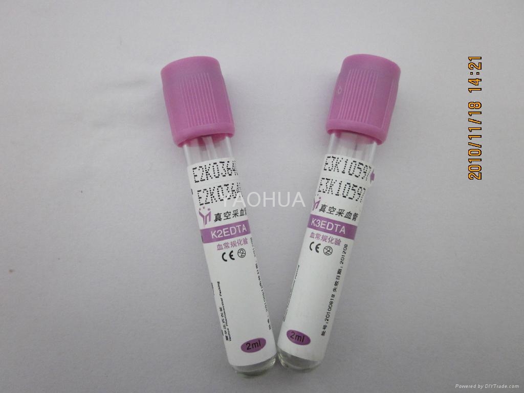 Vacuum Blood Collection Tube Edta Tube 1ml 10ml Yaohua China Manufacturer Glass Packaging Materials Packaging Materials Products