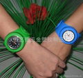 Slap watch,silicone watch,quartz watch 4