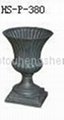 Cast iron/aluminium flower urn/pot 4