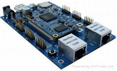 NET-SAM9X25 Atmel AT91SAM9X25 single Board, two Ethernet,two CAN, SPI, IIC, 400M