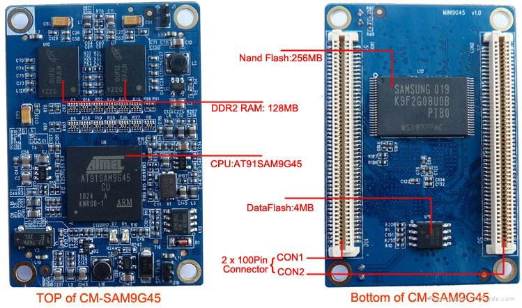 CM-SAM9G45 Atmel ARM9 AT91SAM9G45 CPU Board