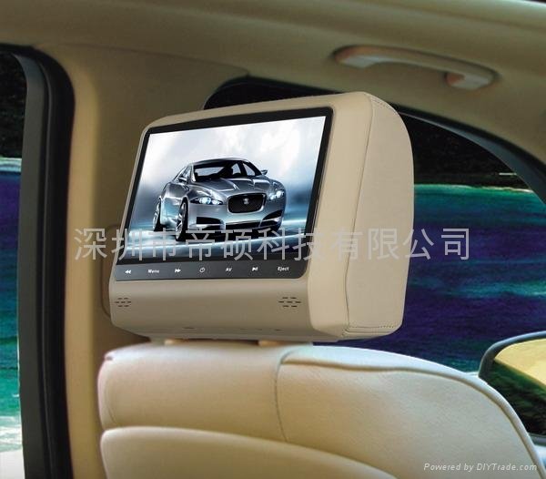 专业生产车载头枕DVD 头枕显示器 4