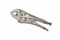 round jaw locking plier