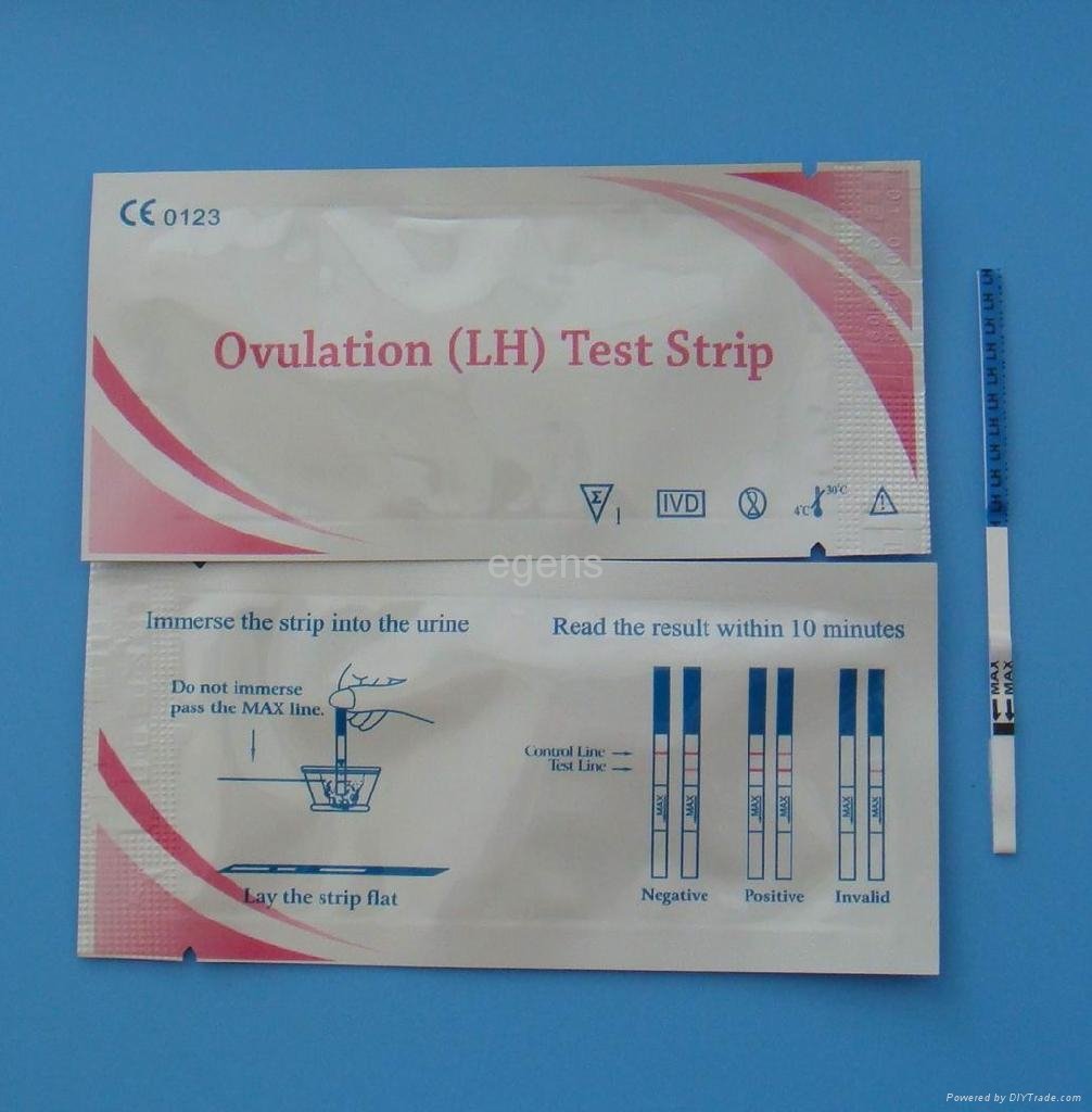LH ovulation test strip