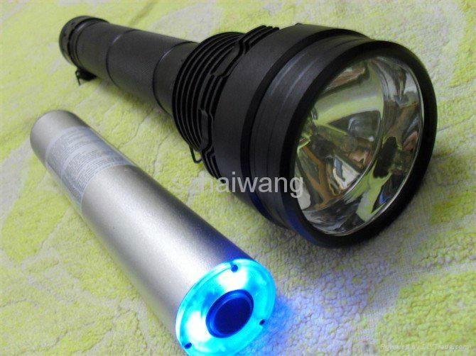 7500LM 75w hid flashlight torch 7800mah battery with SOS 3