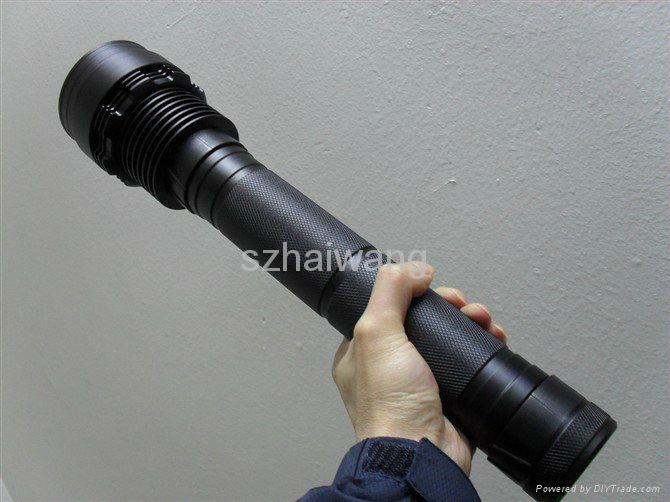 7500LM 75w hid flashlight torch 7800mah battery with SOS 4