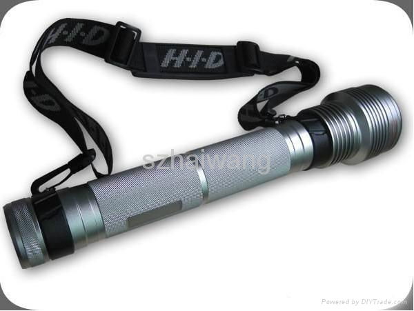 3500lm 35w 4400mah hid flashlight torch 2