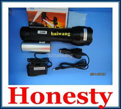 2000LM 24W 2200MAH HID Flashlight Torch 