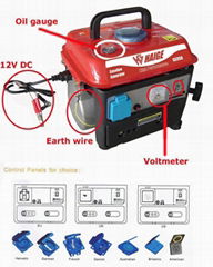 Portable gasoline generator 0.65kw-0.9kw