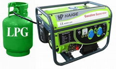 LPG&Gasoline generator 2kw up to 6kw