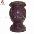 cemetery headstone granite vase