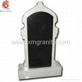 black granite retangular headstone 3