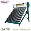 solar water heater with copper coil CE