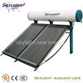 compact flat plate solar water heater