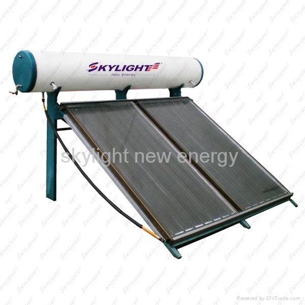 compact flat plate solar water heater 4