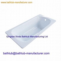 Steel enamel bathtubs