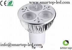 GU10 LED Spotlight with 3pcs Cree LEDs