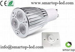 High-power GU10 LED Spot Light with 3/6/9W Cree LEDs,CE/RoHS approved