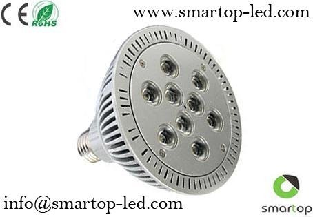 Dimmable PAR38 E27 LED Light with 9/12/18/24W Cree LEDs,CE/RoHS approved 2