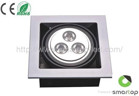 Energy-saving LED Grid Light with 6/12/18/36W Cree LEDs,CE/RoHS approved 2
