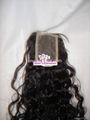 100% human hair remy quality Top closure,lace frontal 1