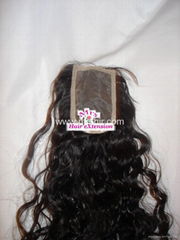 100% human hair remy quality Top closure,lace frontal