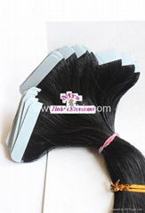 Tape weft Hair extension, seamless human hair