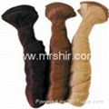 Hand tied human hair weaving  1