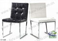 stainless steel dining chair