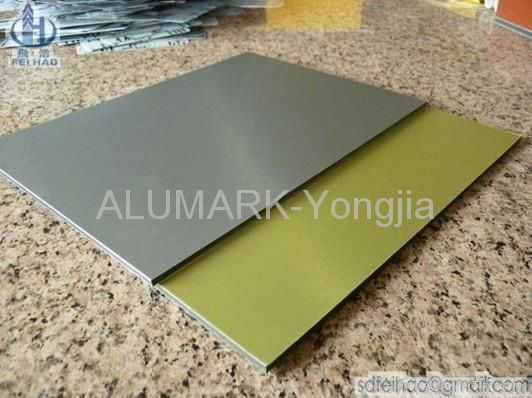 Curtain wall Fireproof Nano PVDF  aluminum composite material