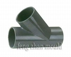 true Y pipe PVC plastic injection molding
