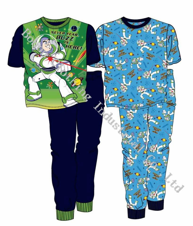 Boy's Pajamas Cotton Two Pcs Set Short Sleeve(CC4012SS) 5