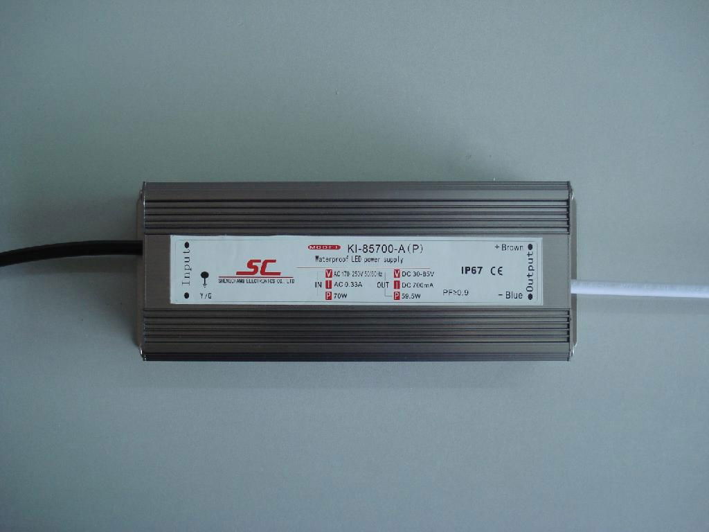 700mA  high power waterproof led transformer, driver, power supply(IP67)