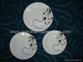 18pcs porcelain round dinner set