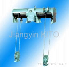 Double Hook Wirerope Hoist and Flank Wirerope Hoist