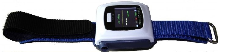 CE FDA Approved CMS 50F Color Display Wrist Spo2 Monitor / Pulse Oximeter oxigen