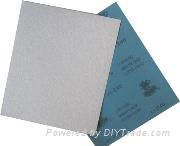 Dry abrasive paper 