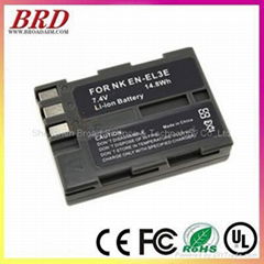 1500mAh, for Nikon D200 D300 , hot new EN-EL3e camera battery