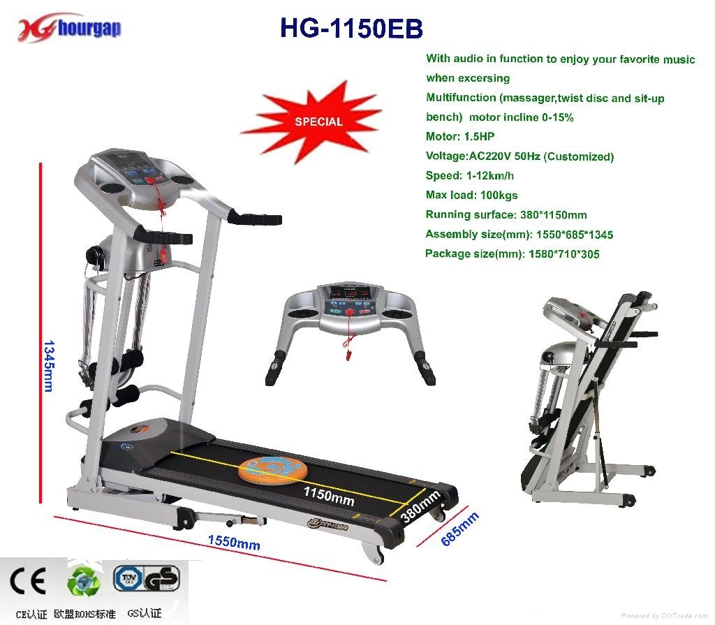 Special offer Motorized Treadmill HG-1150EB