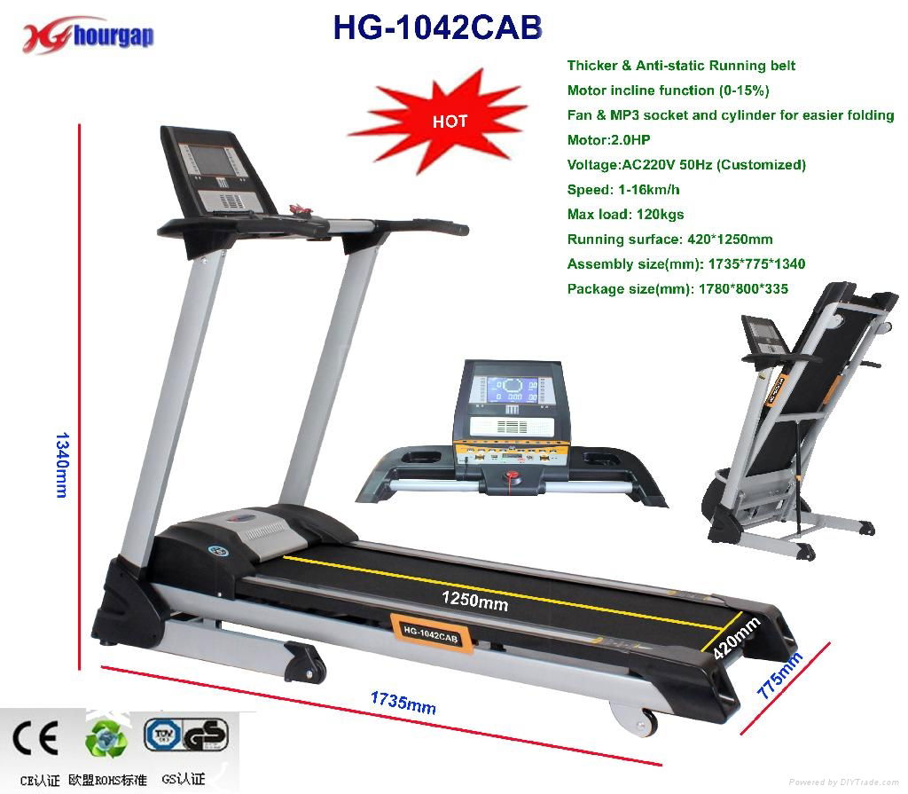 Household motorized treadmill TXY-1042CAB