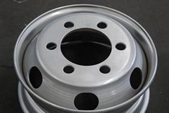 Tubeless Truck Steel Wheel 19.5x6.00 19.5x6.75 19.5x7.50 19.5x8.25 