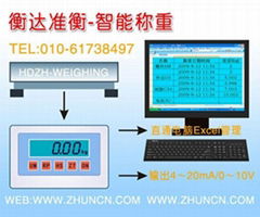 Weighing data through Excel-4 ~ 20mA output