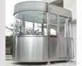 stainless steel oval guardhouse 1
